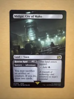 Midgar, City of Mako - BORDERLESS - Final Fantasy FFVII FIN - 0313 - MTG Magic - Image 1