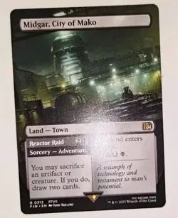 Midgar, City of Mako - BORDERLESS - Final Fantasy FFVII FIN - 0313 - MTG Magic - Image 3