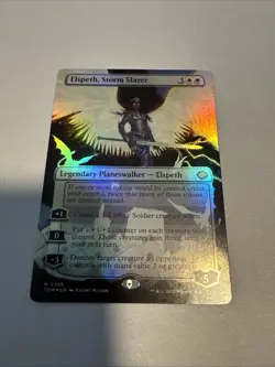 Elspeth, Storm Slayer (Borderless) Tarkir: Dragonstorm Foil - Image 2