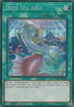 Deep Sea Aria - ETCO-EN061 - Secret Rare 1st Edition Near Mint Yugioh - Image 1
