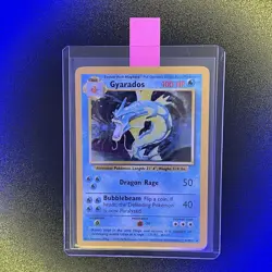 🔥 Gyarados 6/102 🔥 Original Holo Rare Base Set Pokemon Card 1999 WOTC TCG - Image 1