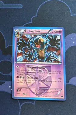 Cofagrigus 57/116 Pokemon Card Reverse Holo Rare BW Plasma Freeze Pokemon TCG NM - Image 1