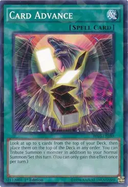 Card Advance - BP03-EN185 - Shatterfoil Rare 1st Edition NM Battle Pack 3: - Image 1