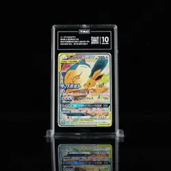 PSA 10 Eevee & Snorlax GX 297/SM-P Promo Tag Bolt Pokemon Card Japanese 2018 - Image 1