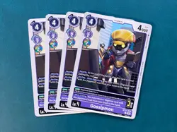 Gossipmon BT21-070 Playset World Convergence Digimon Card Game x4 - Image 1