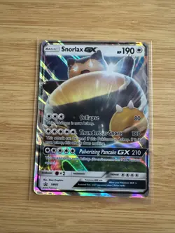 Snorlax GX SM05 Black Star Promo Card Pokemon Card - Image 1