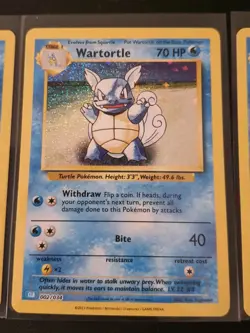 Squirtle Wartortle Blastoise 001 002 003 Pokemon Trading Card Game Classic Set - Image 4