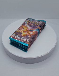 Pokemon Card Scarlet & Violet sv3 Ruler of the Black Fire Korean Version 10 Pack - Image 2