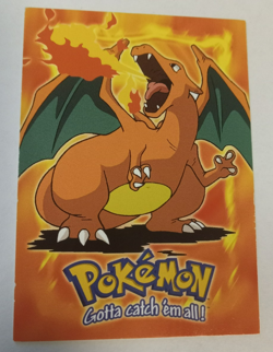 Vintage Topps Charizard Stage 3 E6 of 12 #06 Pokemon Card 1998 Non-Holo RARE LP - Image 1