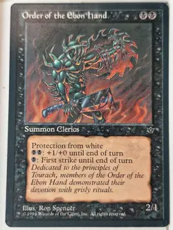 Order of the Ebon Hand (Spencer) - Magic the Gathering MTG Nice! - Image 1