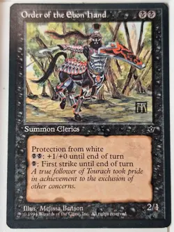 Order of the Ebon Hand (Benson) - Magic the Gathering MTG Nice! - Image 1