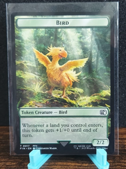 Bird (0017) // Wizard (0015) Double-Sided Token Final Fantasy Regular MTG - Image 1