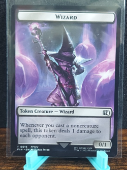 Bird (0017) // Wizard (0015) Double-Sided Token Final Fantasy Regular MTG - Image 2