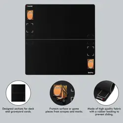 Extra Large 28.3" MTG Playmat - 2 Player with Exile Zones for Commander Decks - Image 5