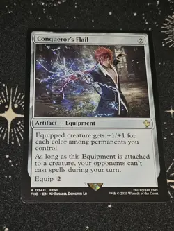 Conqueror's Flail 340, Final Fantasy REG, FIC MTG TCG - Image 1