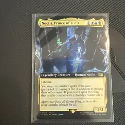 MTG Foil Noctis, Prince of Lucis Extended Art 500 Borderless Final Fantasy - Image 1