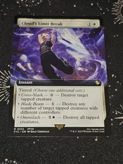 Cloud's Limit Break 103, Final Fantasy, Extended Art REG, FIN MTG TCG - Image 1