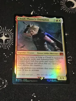 Cloud, Planet's Champion 552, Final Fantasy FOIL, FIN MTG TCG - Image 1
