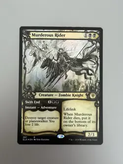 Murderous Rider Swift End - Foil - Showcase Throne of Eldraine MTG NM - Image 1