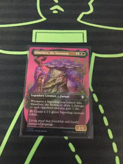 MTG Magic The Gathering Slimefoot, The Stowaway Foil Borderless CMM - Image 1