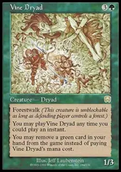 Vine Dryad - Medium Play MTG Mercadian Masques - Image 1