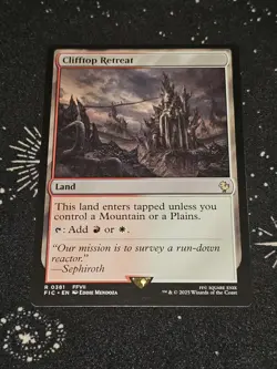 Clifftop Retreat 381, Final Fantasy REG, FIC MTG TCG - Image 1