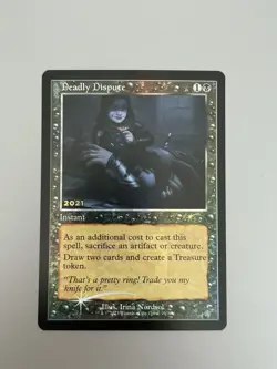 Deadly Dispute - Foil Retro Frame Promo 30A NM MTG Magic The Gathering - Image 1
