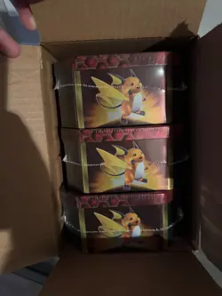Pokemon TCG Hidden Fates Charizard GX Tin Factory Sealed - Image 3