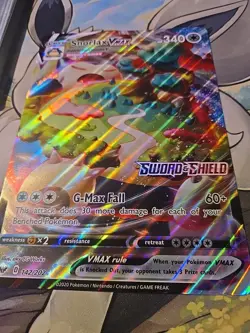 Snorlax VMAX JUMBO Card 142/202 Stamped Gamestop Promo Pokemon Sword & Shield - Image 2