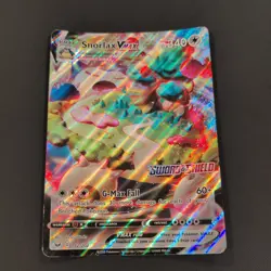 Snorlax VMAX JUMBO Card 142/202 Stamped Gamestop Promo Pokemon Sword & Shield - Image 1
