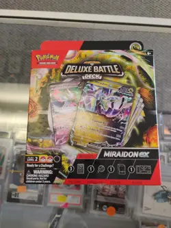 NEW Pokemon Deluxe Battle Deck MIRAIDON ex Factory Sealed Box Ready To Play Deck - Image 1