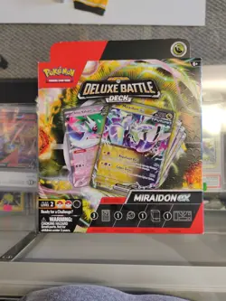 NEW Pokemon Deluxe Battle Deck MIRAIDON ex Factory Sealed Box Ready To Play Deck - Image 1