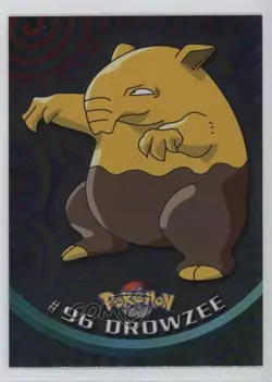 Drowzee Italian Silver Foil Topps Pokemon TV Animation Edition Series 2 #96 8d4 - Image 1