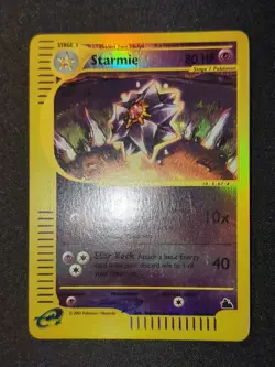 Pokemon SKYRIDGE - #30/144 Starmie - Reverse Holo - ENG - Lightly Played+ - Image 2