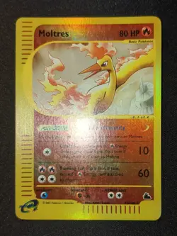 Pokemon SKYRIDGE - #21/144 Moltres - Reverse Holo - ENG - Lightly Played - Image 2