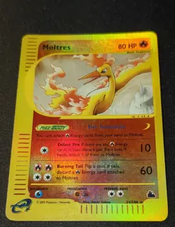 Pokemon SKYRIDGE - #21/144 Moltres - Reverse Holo - ENG - Lightly Played - Image 3