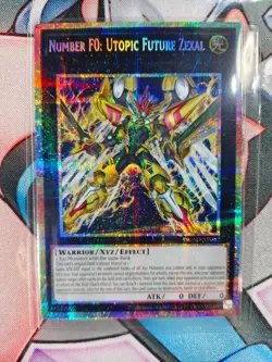 Yugioh Asian English OCG DUAD-AE042 Number F0: Utopic Future Zexal - PSER - Image 1