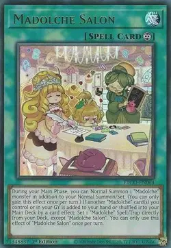 Madolche Salon - ETCO-EN064 - Ultra Rare 1st Edition Near Mint Yugioh - Image 1