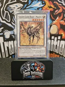 CYAC-EN082 Golden Cloud Beast - Malong Common 1st Edition NM Yugioh Card - Image 1