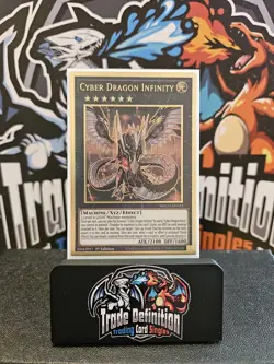 YUGIOH CYBER DRAGON INFINITY GOLD UR 1ST EDITION NEAR MINT CONDITION MAGO-EN033 - Image 1