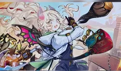 Yugioh Playmat Yu-Gi-Oh! Incredible Ecclesia and Fallen of Albaz - Image 4
