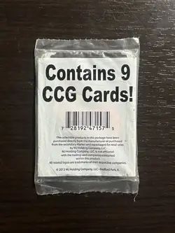 MJ Holdings NARUTO CCG TCG 9 Card Mystery Pack! SEALED! - Image 2