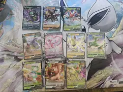 Pokemon TCG Mixed v Card Bundle SWSH Era, 10 Cards - Image 1