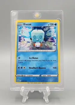 Eiscue Holo English Black Star Promo Pokemon Card SWSH128 With One Touch Slab - Image 2