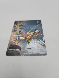 MTG LOTR Legolas, Counter of Kills Art Card Gold Stamped Signature Magic - Image 3