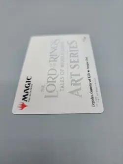 MTG LOTR Legolas, Counter of Kills Art Card Gold Stamped Signature Magic - Image 5
