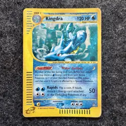 ⭐ Pokemon Card Kingdra Holo - H14/H32 Aquapolis Eng - Vintage Very Rare - Image 1