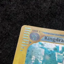 ⭐ Pokemon Card Kingdra Holo - H14/H32 Aquapolis Eng - Vintage Very Rare - Image 5