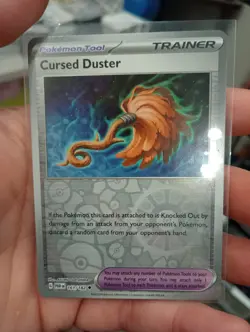 Cursed Duster 161/182 Paradox Rift Reverse Holo Trainer Pokemon Card 2023 - Image 1
