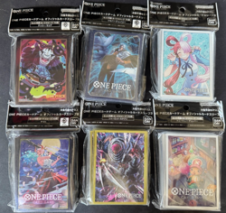 ONE PIECE Card Game Official Card Sleeves 6 Type Set (70 Sleeves each) - Image 1